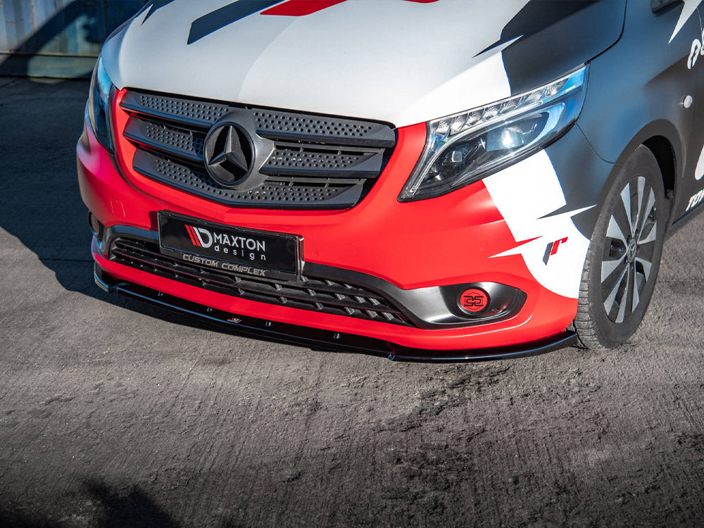 Maxton Design Front Splitter V.2 Mercedes VITO W447 Facelift (2020-) - ME-VI-W447F-FD2G - Image 3