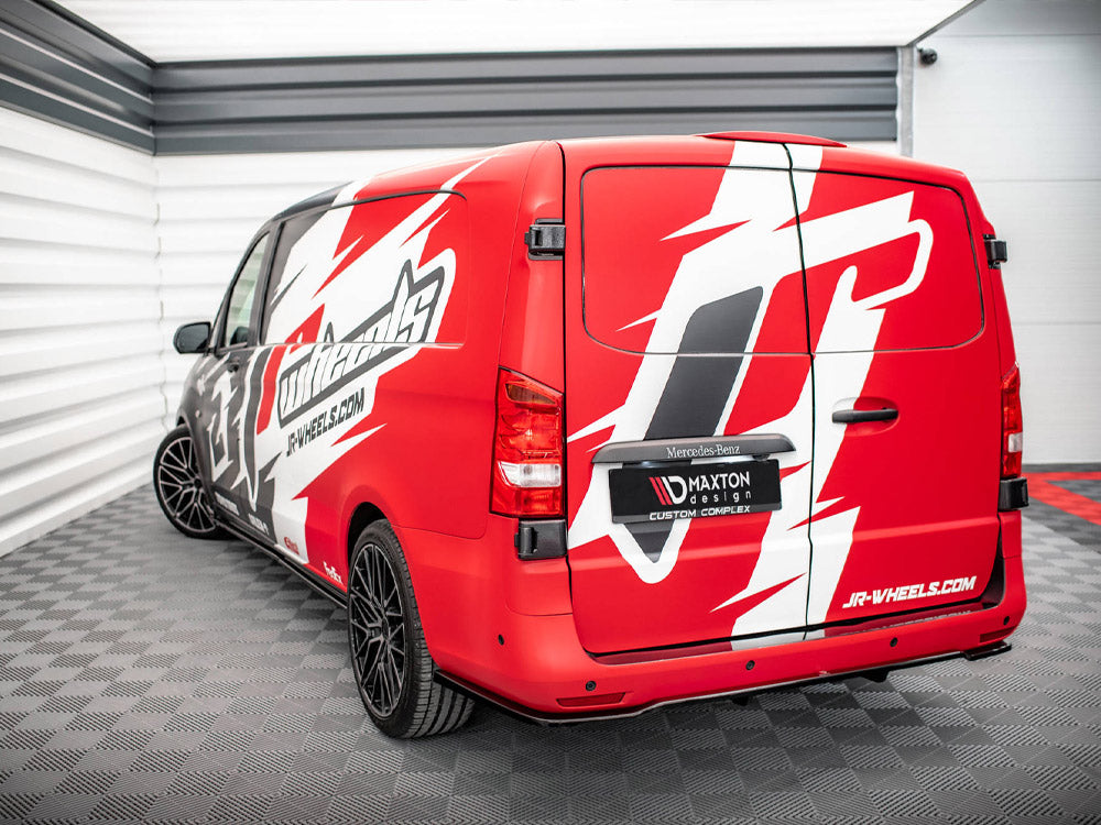 Maxton Design Rear Splitter (Vertical Bars) Mercedes VITO W447 Facelift - ME-VI-W447F-RD1G+RD2G - Image 2
