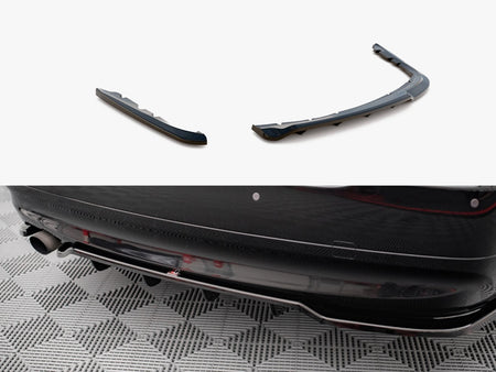 Central Rear Splitter (Vertical Bars) BMW 3 Sedan E90