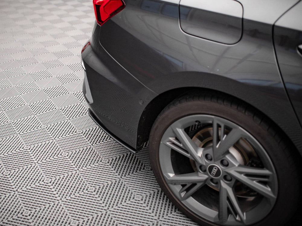 Maxton Design Street PRO Rear Side Splitters Audi S3 Sedan 8Y - AUS38YSCNC-RSD1B - Image 4