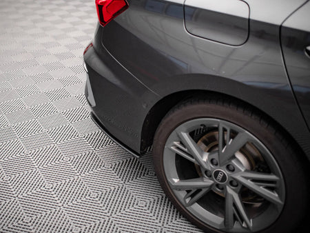 Maxton Design Street PRO Rear Side Splitters Audi S3 Sedan 8Y - AUS38YSCNC-RSD1B - Image 4