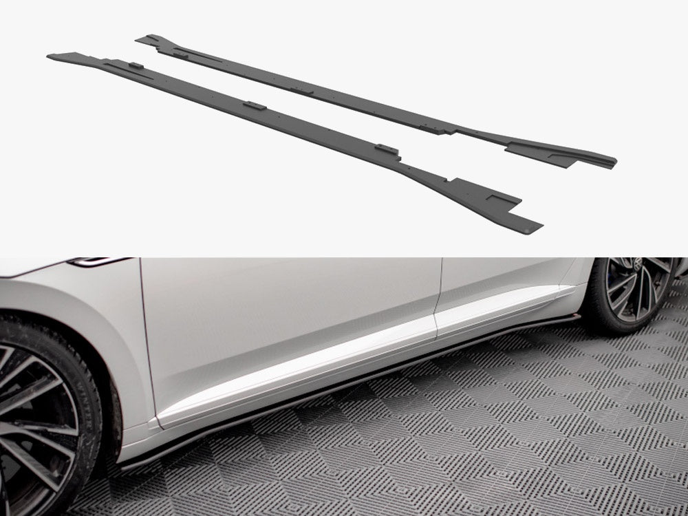 Maxton Design Street PRO Side Skirts Diffusers VW Arteon R (2020-) - VWAR1FRCNC-SD1B - Image 1