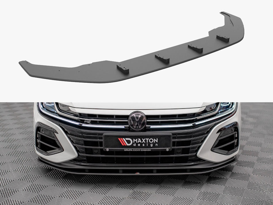 Maxton Design Street PRO Front Splitter VW Arteon R - VWAR1FRCNC-FD1B - Image 1