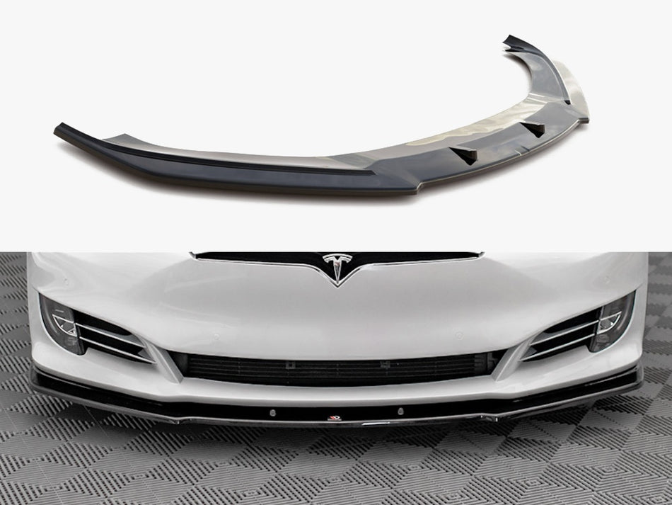 Maxton Design Front Splitter V.1 Tesla Model S Facelift