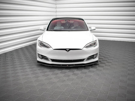 Maxton Design Front Splitter V.1 Tesla Model S Facelift - TE-MODELS-1F-FD1G - Image 3