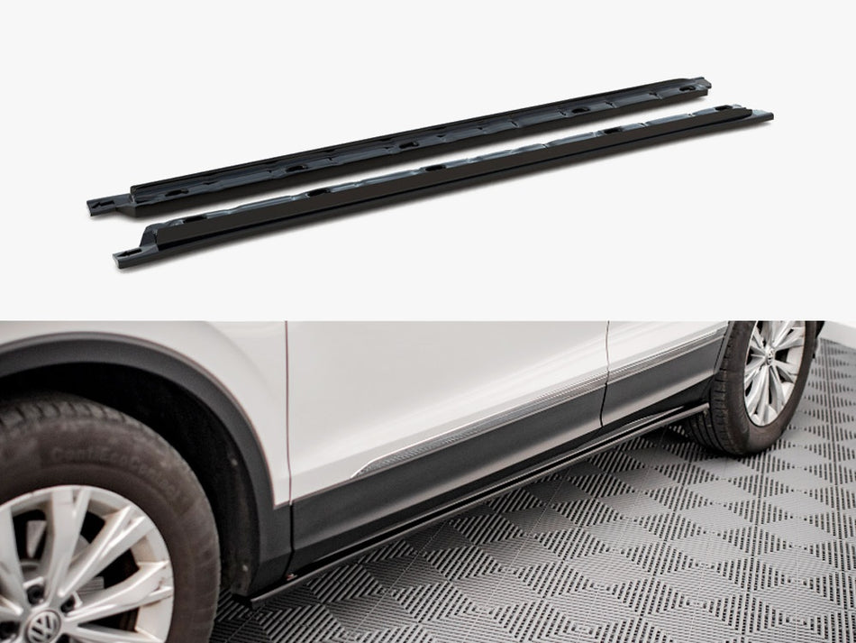 Maxton Design Side Skirts Diffusers VW Tiguan MK2 (2015-2020) - VW-TI-2-SD1G - Image 1