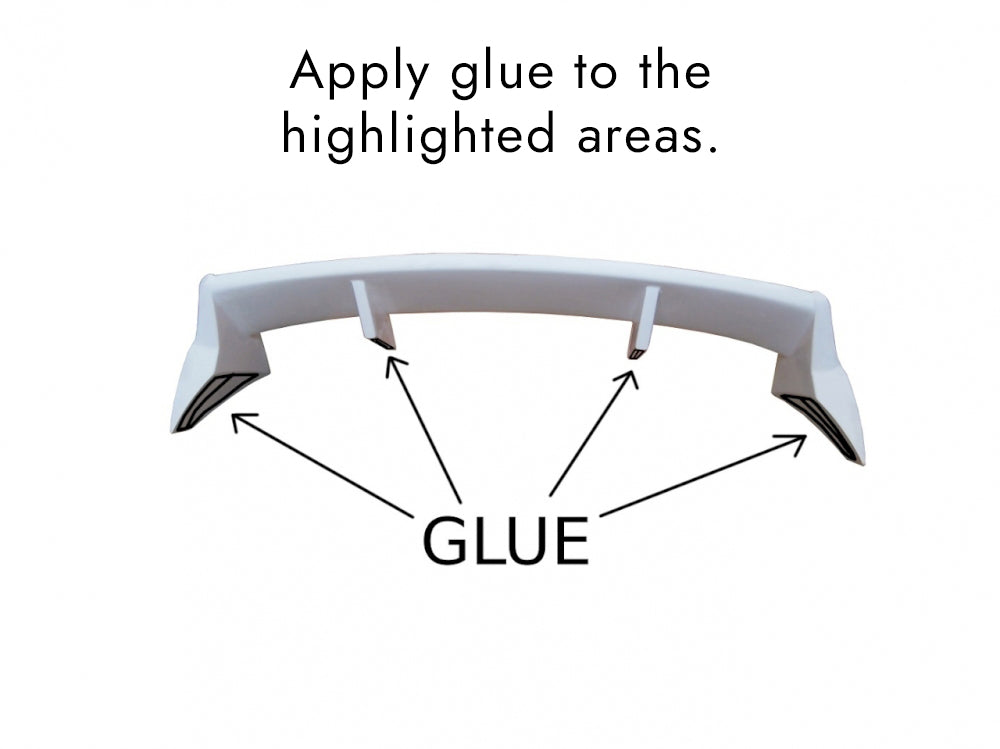 Maxton Design Roof Spoiler (Focus RS Look) Ford Fiesta MK7 - FO-FI-7-RS-D2FP - Image 7