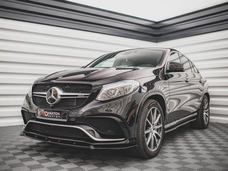 Maxton Design Front Splitter V.1 Mercedes GLE Coupe 63AMG C292 (2015-2019) - ME-GLE-C292-AMG-FD1G - Image 2