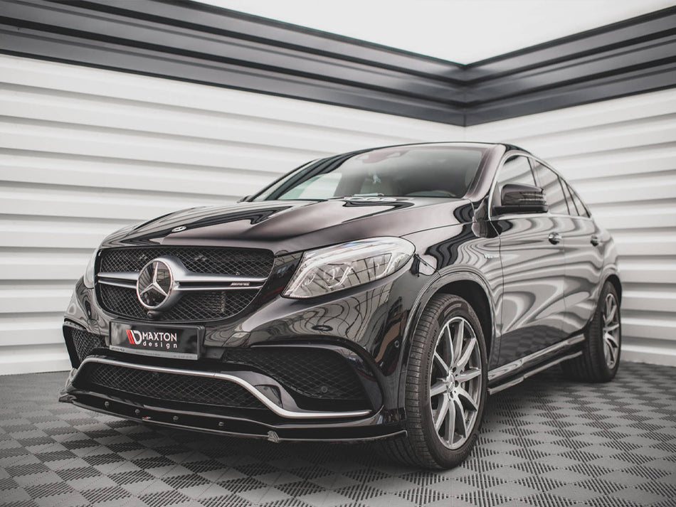 Maxton Design Front Splitter V.1 Mercedes GLE Coupe 63AMG C292 (2015-2019) - ME-GLE-C292-AMG-FD1G - Image 2