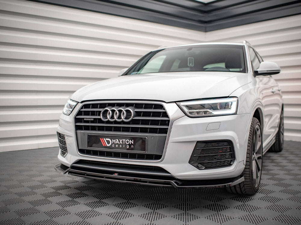 Maxton Design Front Splitter V.2 Audi Q3 Sport 8U Facelift - AU-Q3-1F-SLINE-FD2G+FD2RG - Image 2