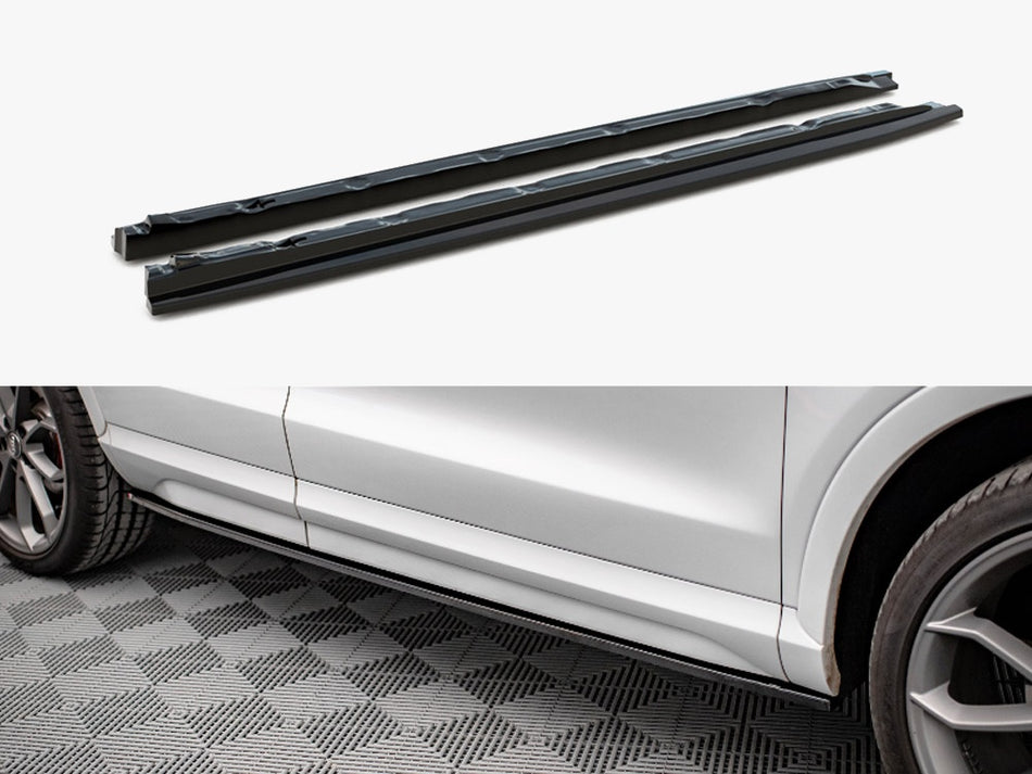 Side Skirts Diffusers Audi Q3 Sport 8U Facelift