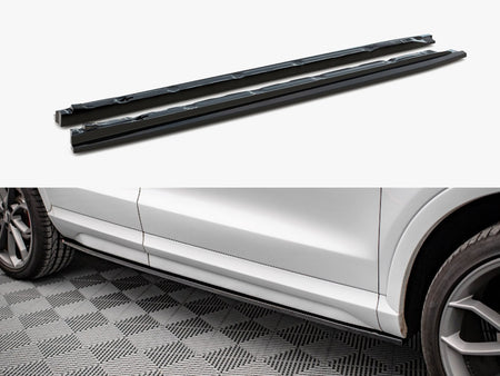 Maxton Design Side Skirts Diffusers Audi Q3 Sport 8U Facelift - AU-Q3-1F-SLINE-SD1G - Image 1