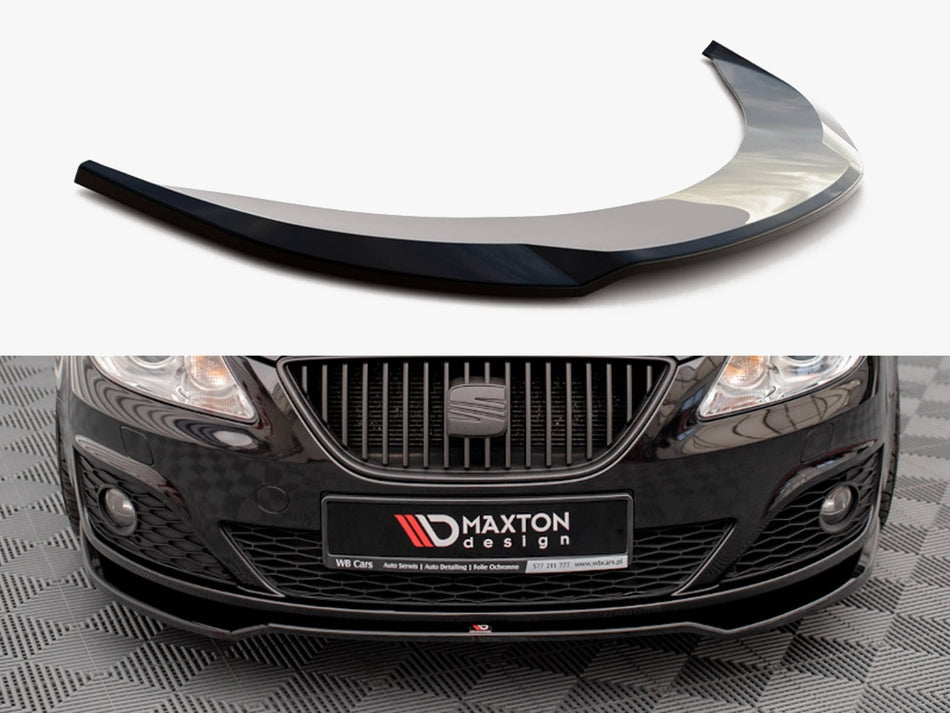 Maxton Design Front Splitter V.2 Seat EXEO (2008-2013) - SE-EX-1-K-FD2G - Image 1