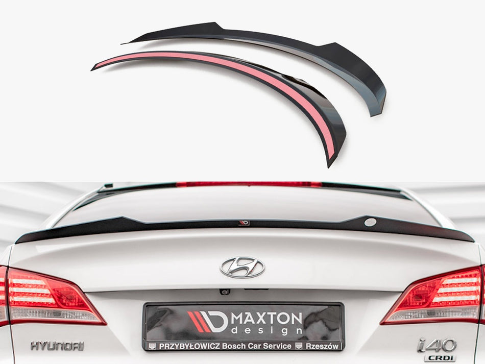 Maxton Design Spoiler CAP Hyundai I40 MK1 (2011-2014) - HY-I40-1-CAP1G - Image 1