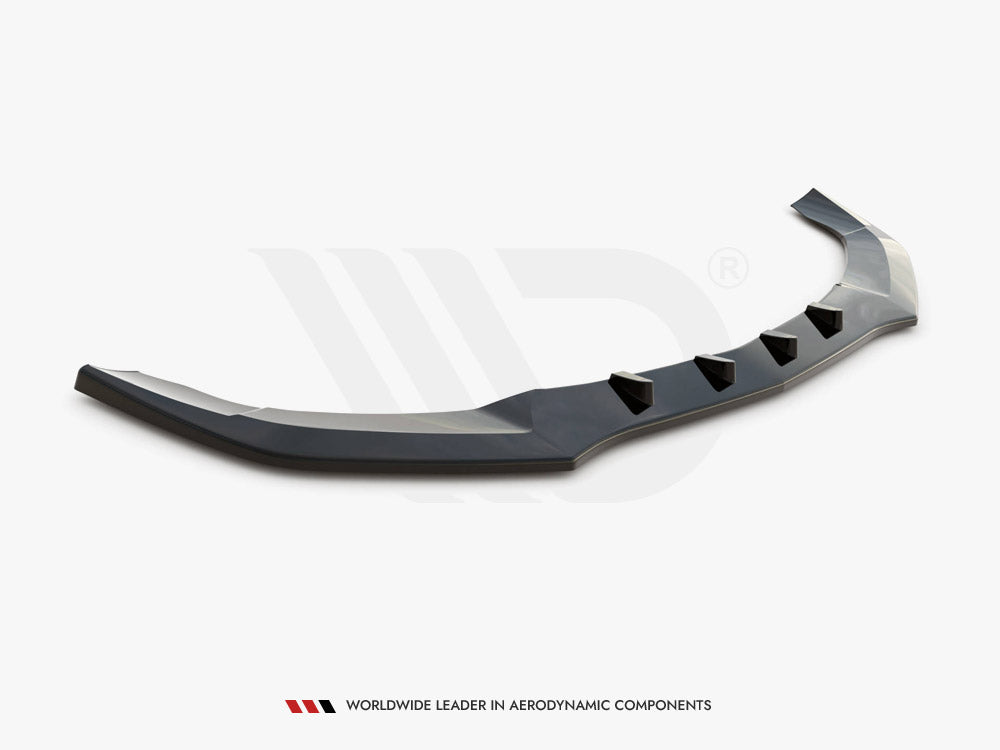 Maxton Design Front Splitter V.1 Mercedes E Amg-Line Sedan W212 Facelift (2012-2016) - ME-E-212F-AMGLINE-FD1G - Image 5