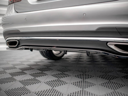 Maxton Design Rear Splitter (Vertical Bars) Mercedes E Amg-Line Sedan W212 Facelift - ME-E-212F-AMGLINE-RD1G+RD2G - Image 3