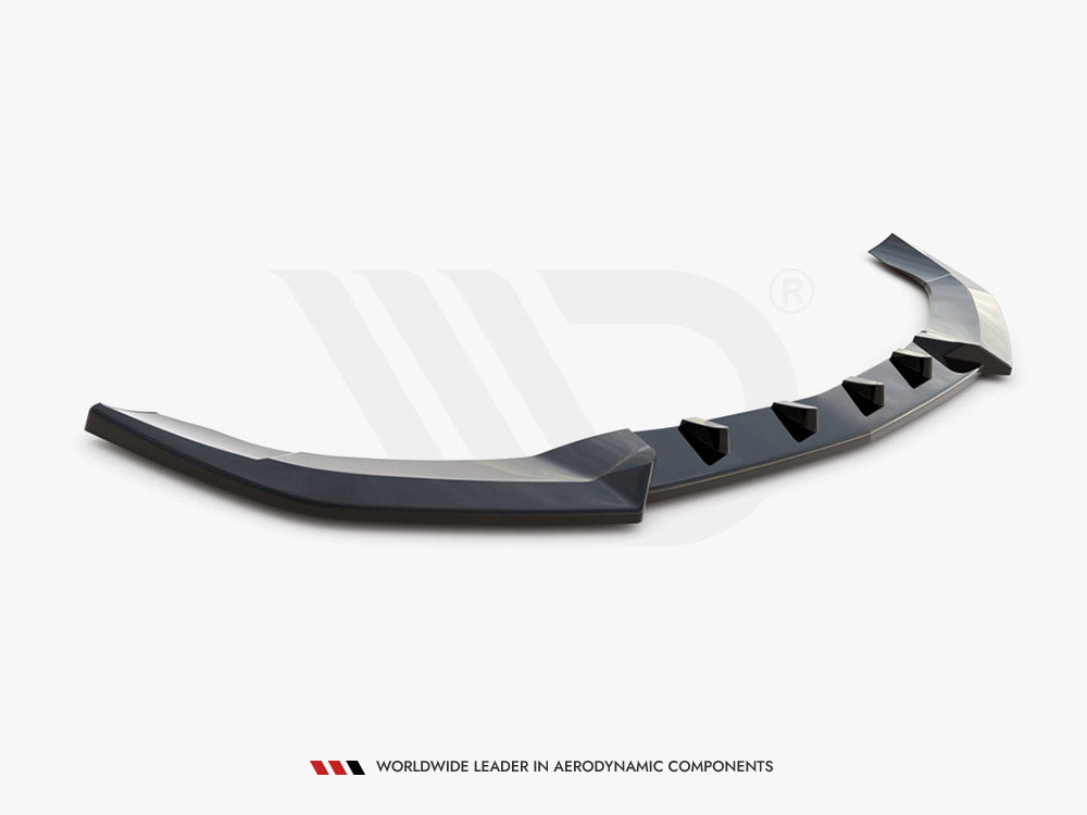 Maxton Design Front Splitter V.2 Mercedes E Amg-Line Sedan W212 Facelift (2012-2016) - ME-E-212F-AMGLINE-FD2G - Image 5