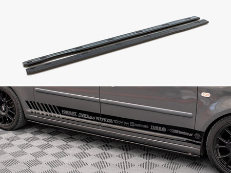 Maxton Design Side Skirts Diffusers VW Caddy Long MK3 Facelift (2010-2015) - VW-CA-3F-L-SD1G - Image 1
