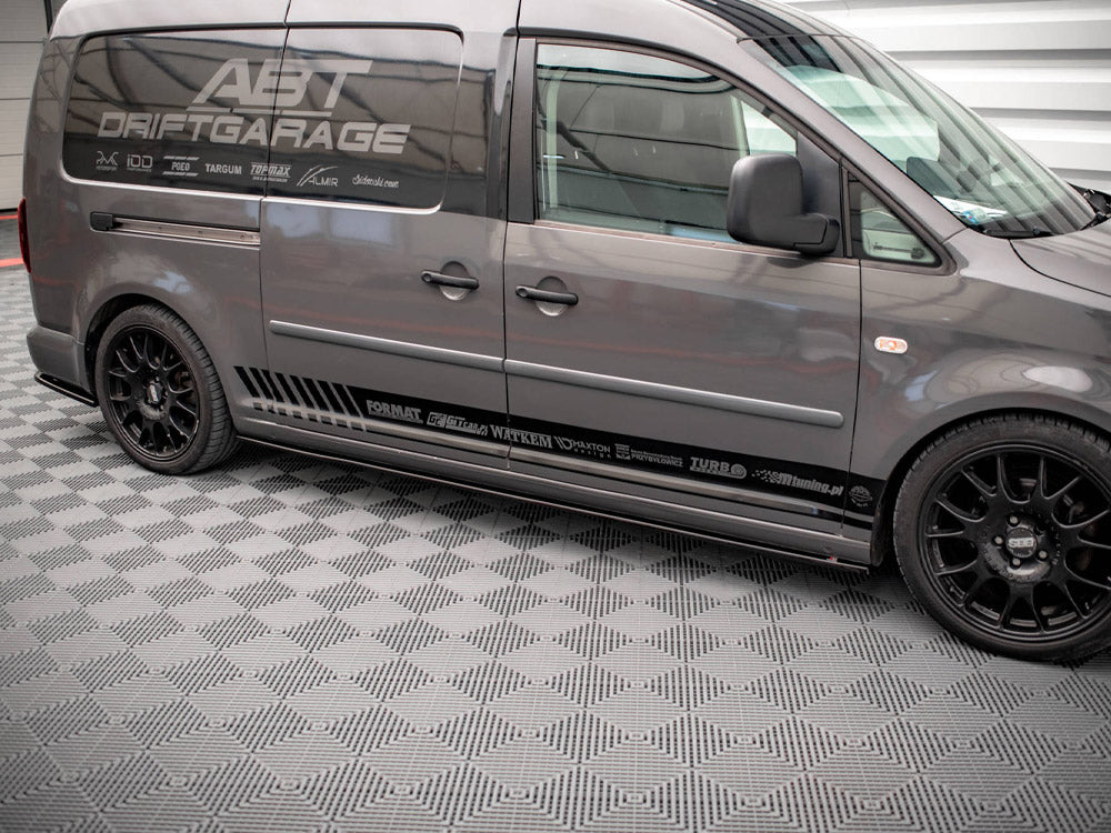Maxton Design Side Skirts Diffusers VW Caddy Long MK3 Facelift (2010-2015) - VW-CA-3F-L-SD1G - Image 3