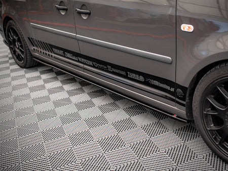 Maxton Design Side Skirts Diffusers VW Caddy Long MK3 Facelift (2010-2015) - VW-CA-3F-L-SD1G - Image 4