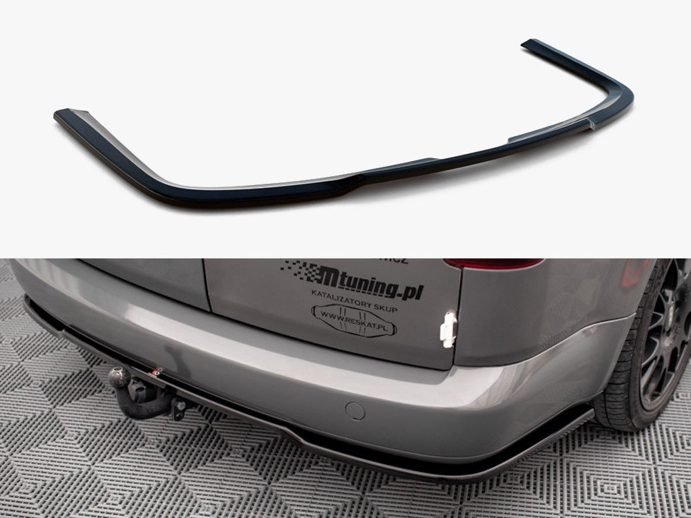 Central Rear Splitter VW Caddy Long Mk3 Facelift