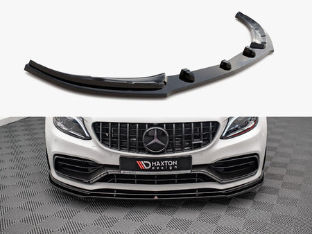 Maxton Design Front Splitter V.1 Mercedes-AMG C63 Coupe AMG Aero Pack C205 Facelift - ME-C-205F-AMG-C-FD1G - Image 1