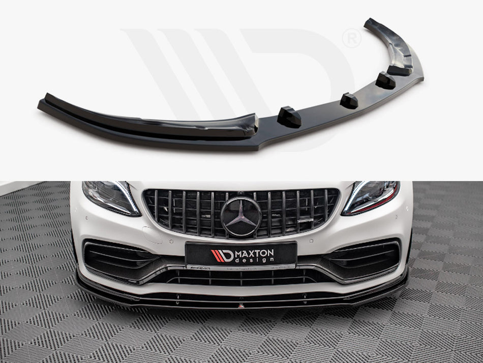 MAXTON DESIGN Front Splitter V.1 Mercedes-AMG C63 Coupe AMG Aero Pack C205 Facelift
