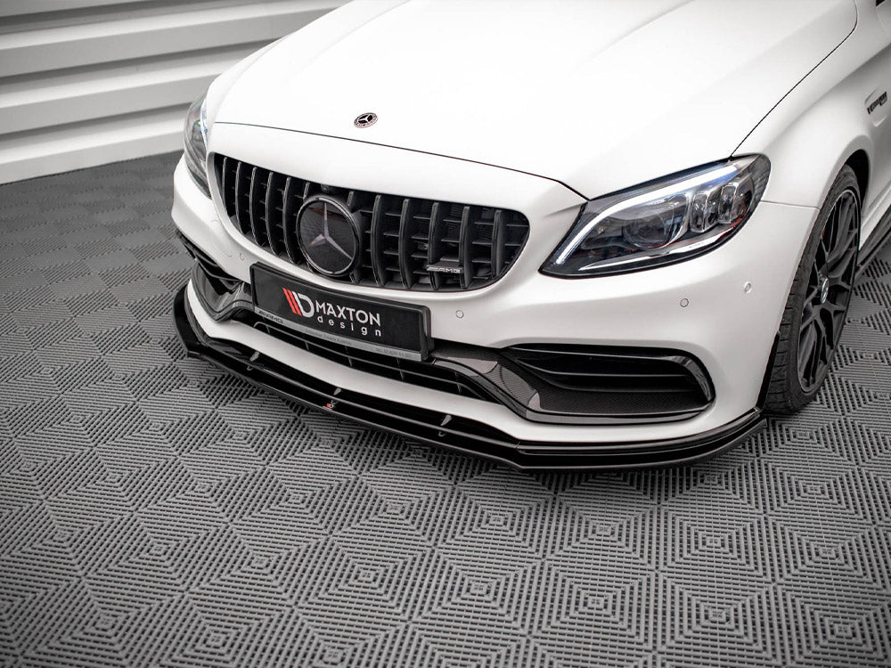 Maxton Design Front Splitter V.1 Mercedes-AMG C63 Coupe AMG Aero Pack C205 Facelift - ME-C-205F-AMG-C-FD1G - Image 3