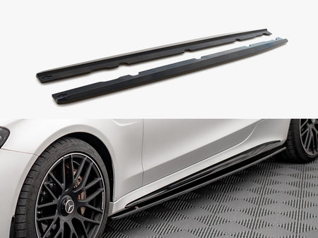 Maxton Design Side Skirts Diffusers V.1 Mercedes-AMG C 63AMG Coupe C205 Facelift - ME-C-205F-AMG-C-SD1G - Image 1