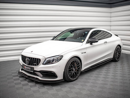 Maxton Design Side Skirts Diffusers V.1 Mercedes-AMG C 63AMG Coupe C205 Facelift - ME-C-205F-AMG-C-SD1G - Image 2