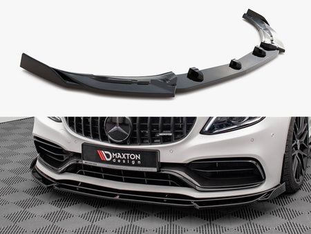 Maxton Design Front Splitter V.2 Mercedes-AMG C63 Coupe AMG Aero Pack C205 Facelift - ME-C-205F-AMG-C-FD2G - Image 1