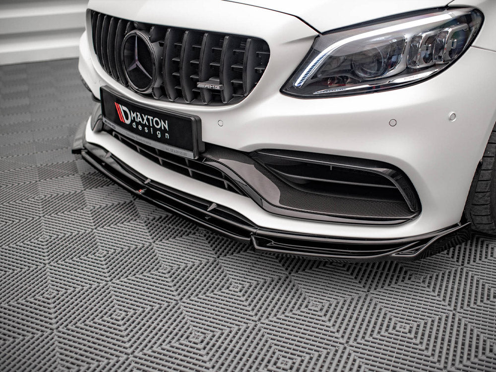 Maxton Design Front Splitter V.2 Mercedes-AMG C63 Coupe AMG Aero Pack C205 Facelift - ME-C-205F-AMG-C-FD2G - Image 3