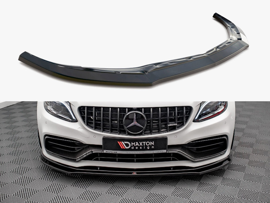 Maxton Design Front Splitter V.3 Mercedes-AMG C63 Coupe AMG Aero Pack C205 Facelift - ME-C-205F-AMG-C-FD3G - Image 1