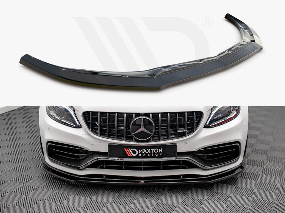 MAXTON DESIGN Front Splitter V.3 Mercedes-AMG C63 Coupe AMG Aero Pack C205 Facelift