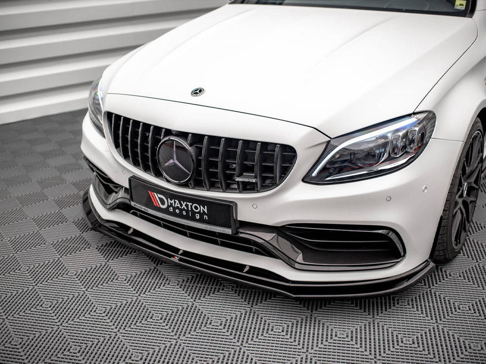 Maxton Design Front Splitter V.3 Mercedes-AMG C63 Coupe AMG Aero Pack C205 Facelift - ME-C-205F-AMG-C-FD3G - Image 3