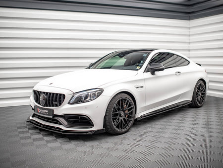 Maxton Design Side Skirts Diffusers V.2 Mercedes-AMG C 63AMG Coupe C205 Facelift - ME-C-205F-AMG-C-SD2G - Image 2