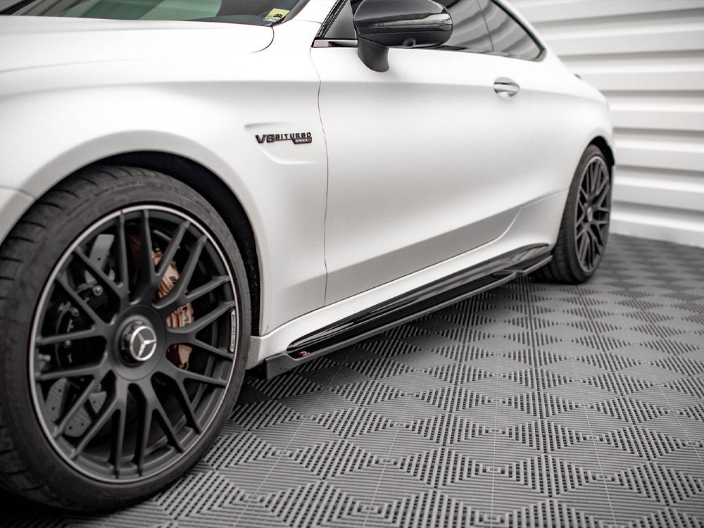 Maxton Design Side Skirts Diffusers V.2 Mercedes-AMG C 63AMG Coupe C205 Facelift - ME-C-205F-AMG-C-SD2G - Image 3