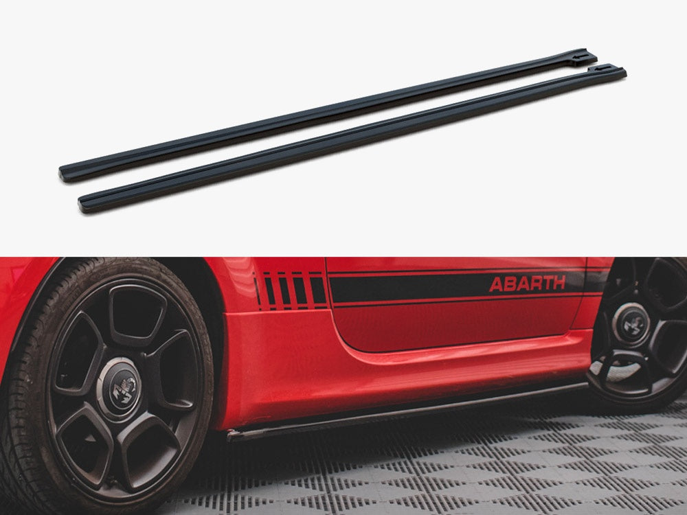 Maxton Design Side Skirts Diffusers Abarth 595 Mk1 Facelift - FI-500-1F-AB-SD1G - Image 1