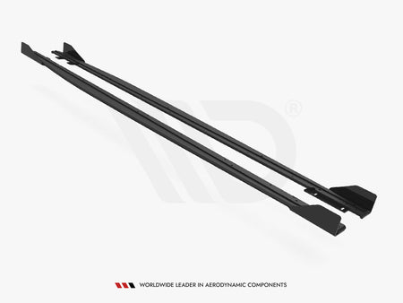 Maxton Design Street PRO Side Skirts Diffusers + Flaps Audi RS3 Sedan 8Y - AURS38YSCNC-SD1B+SF1G - Image 5