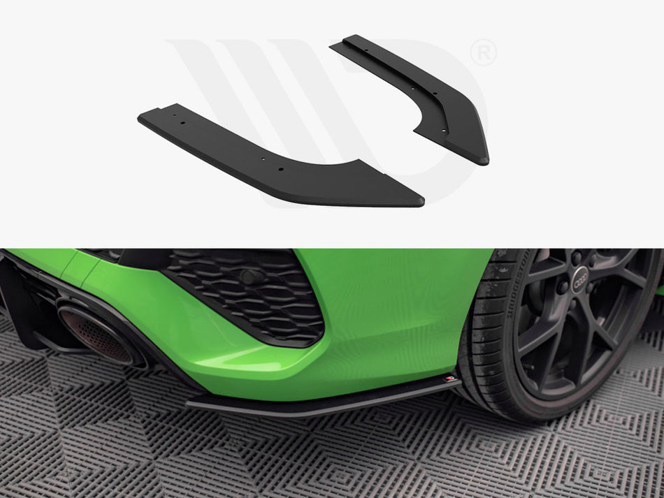 MAXTON DESIGN Street PRO Rear Side Splitters Audi RS3 Sedan 8Y (2020-)