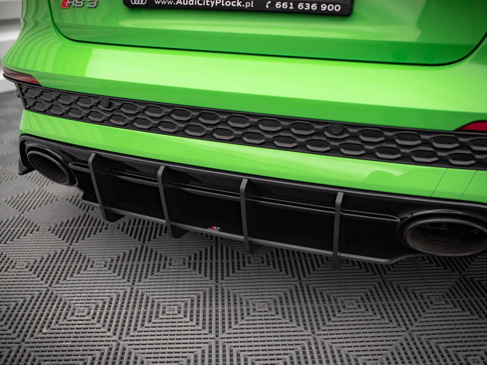 Maxton Design Street PRO Rear Diffuser Audi RS3 Sedan 8Y (2020-) - AURS38YSCNC-RS1B - Image 4