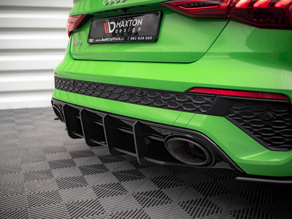Maxton Design Street PRO Rear Diffuser Audi RS3 Sedan 8Y (2020-) - AURS38YSCNC-RS1B - Image 5