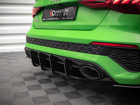 Maxton Design Street PRO Rear Diffuser Audi RS3 Sedan 8Y (2020-) - AURS38YSCNC-RS1B - Image 5