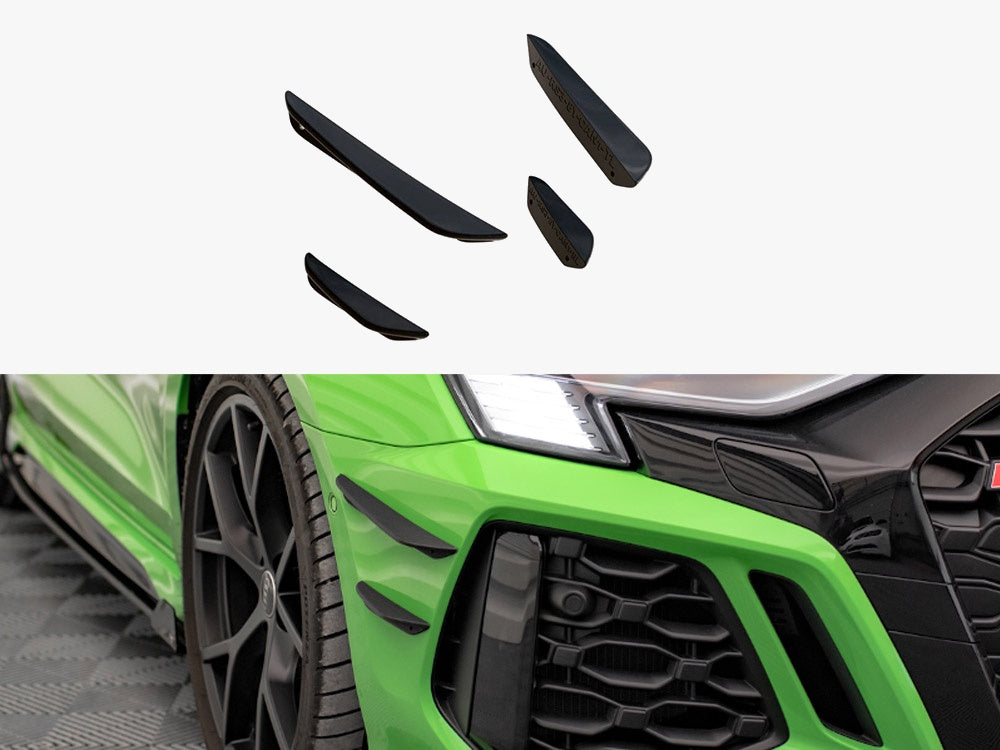 Maxton Design Front Bumper Wings (Canards) Audi RS3 8Y - AU-RS3-8Y-CAN1 - Image 1