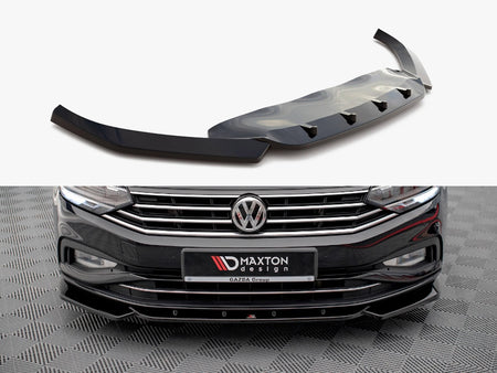 Maxton Design Front Splitter V.1 VW Passat B8 Facelift - VW-PA-B8F-FD1G - Image 1