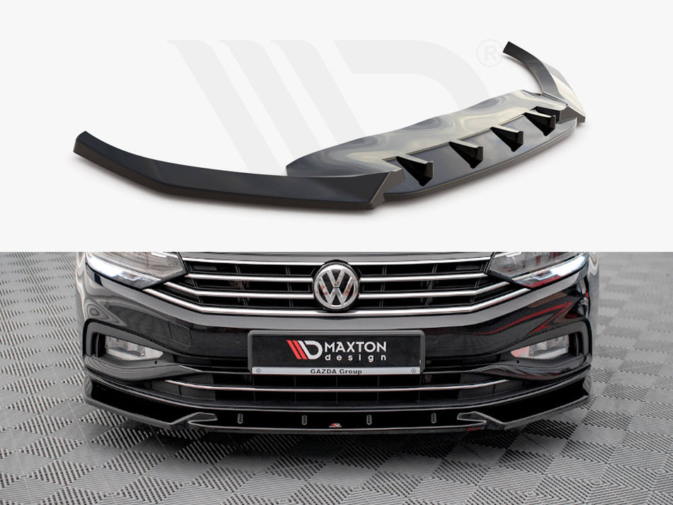MAXTON DESIGN Front Splitter V.2 VW Passat B8 Facelift
