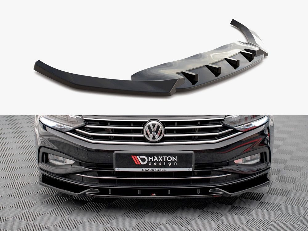 Maxton Design Front Splitter V.2 VW Passat B8 Facelift - VW-PA-B8F-FD2G - Image 1