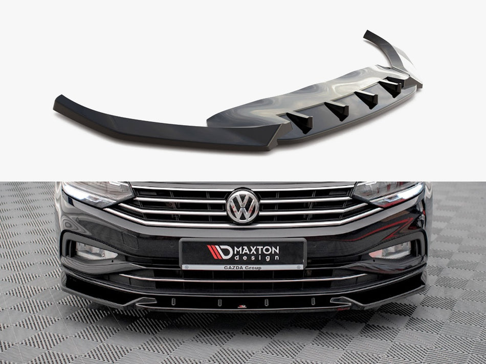 Maxton Design Front Splitter V.2 VW Passat B8 Facelift - VW-PA-B8F-FD2G - Image 1