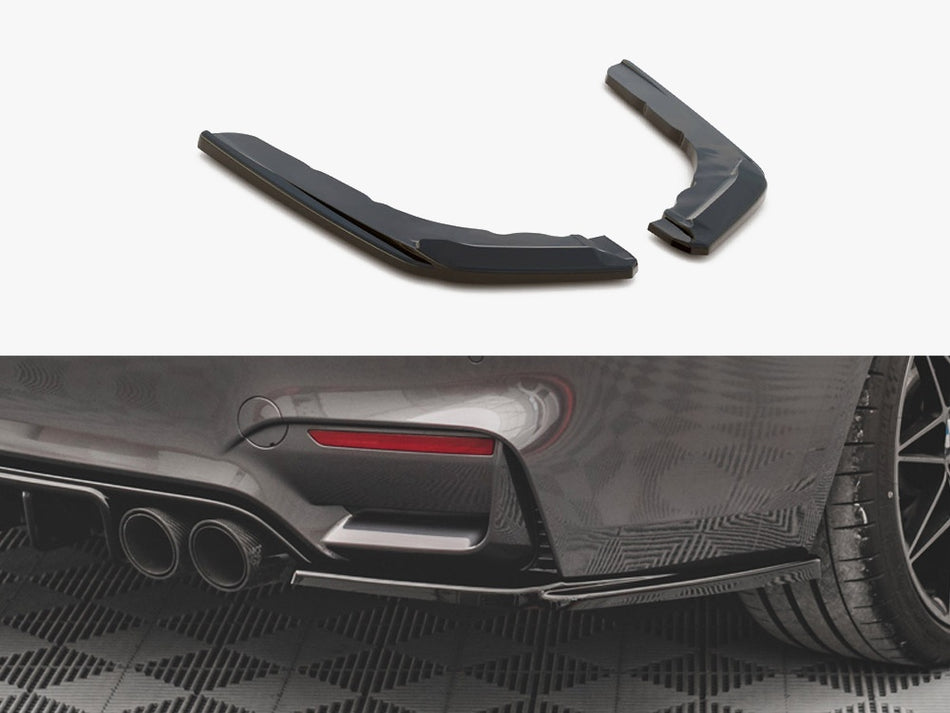 Maxton Design Rear Side Splitters V.3 BMW M4 F82 - BM-4-82-M-RSD2G - Image 1