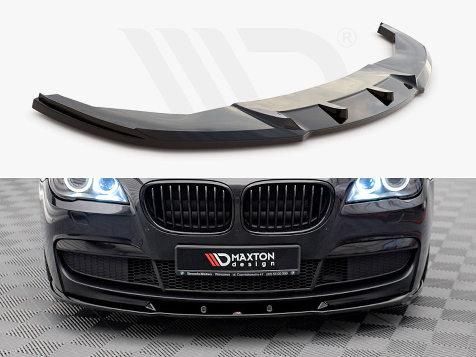 MAXTON DESIGN Front Splitter V.2 Bmw 7 M-pack F01 (2008-2013)
